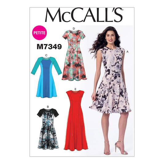 McCALL's M7349 dress sewing pattern