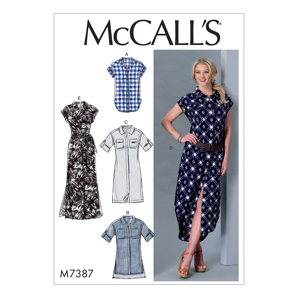 McCALL's M7387 dress sewing pattern
