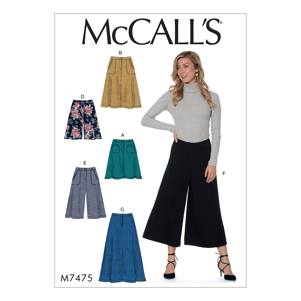 McCALL's M7475 Skirt