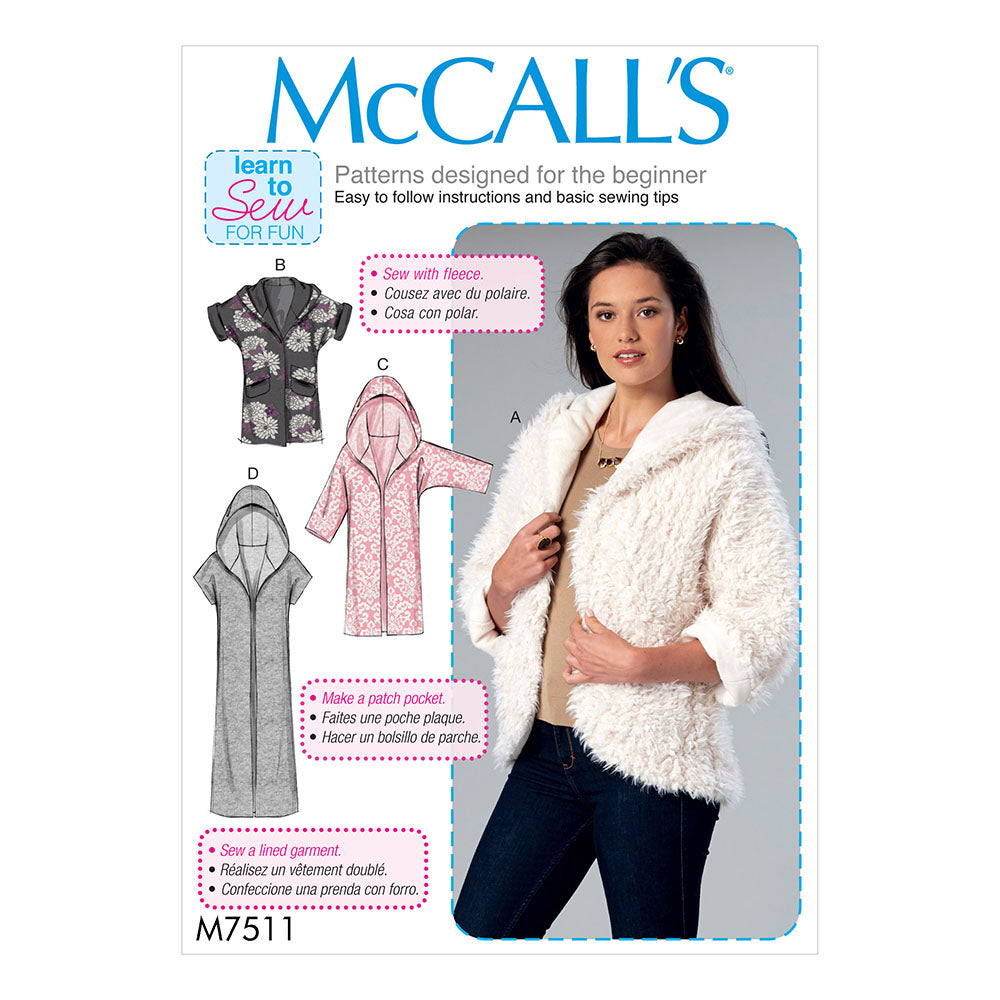 McCALL's M7511 Jacket
