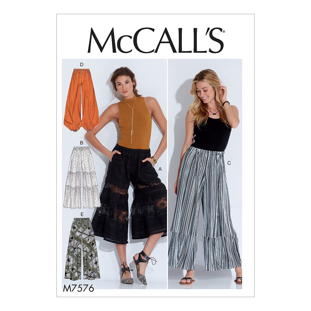 McCALL's M7576 Pants