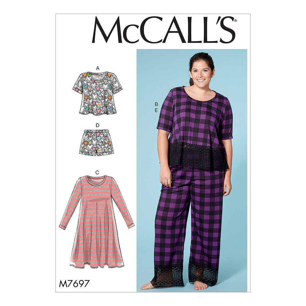 McCALL's M7697 Sleep & Lounge