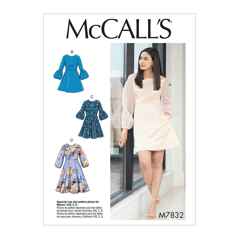 McCALL's M7832 Misses Dress