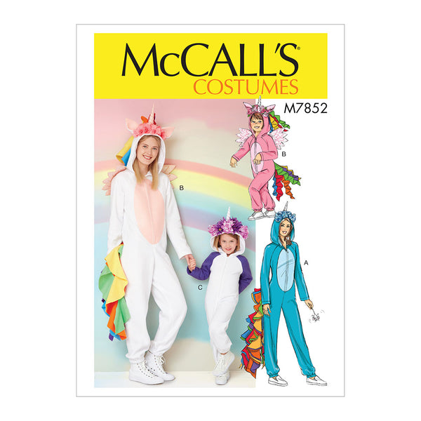 McCALL's M7852 Misses & Kids Costume