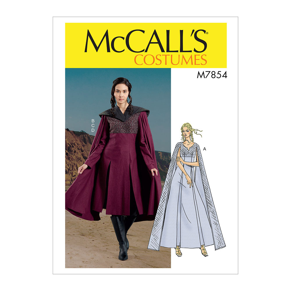 McCALLs M7854 Misses Costume