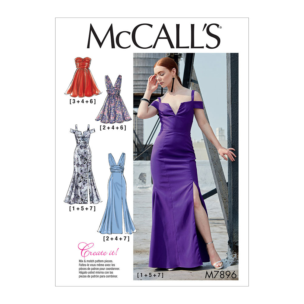 McCALLs M7896 Misses Dress
