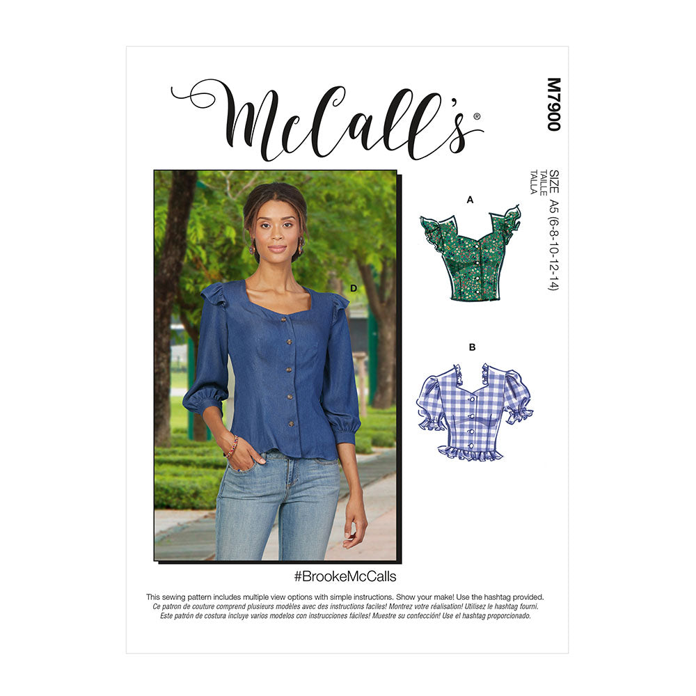 McCALL's M7900 Misses Top / Vest