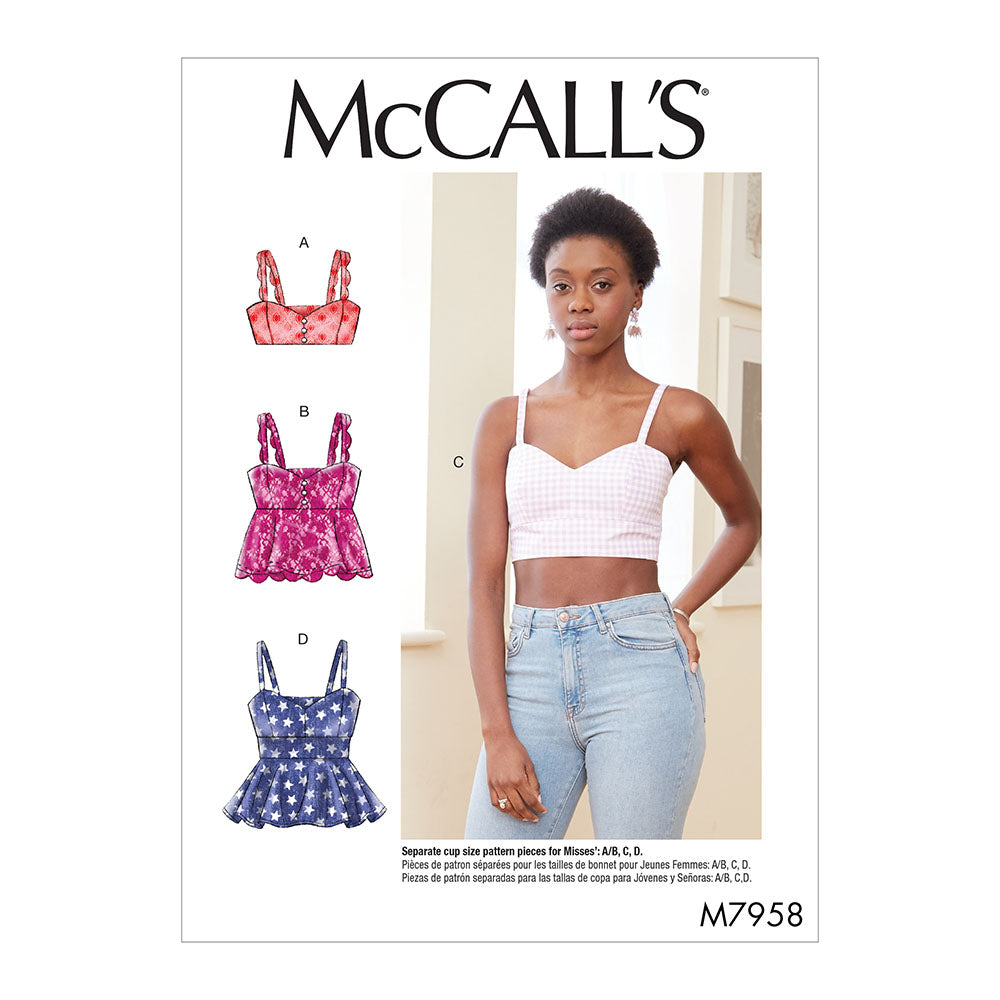 McCALL's M7958 Misses Top / Vest