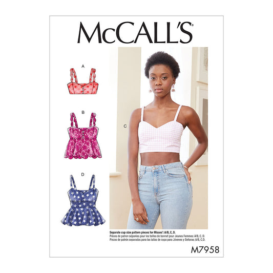McCALL's M7958 Misses Top / Vest