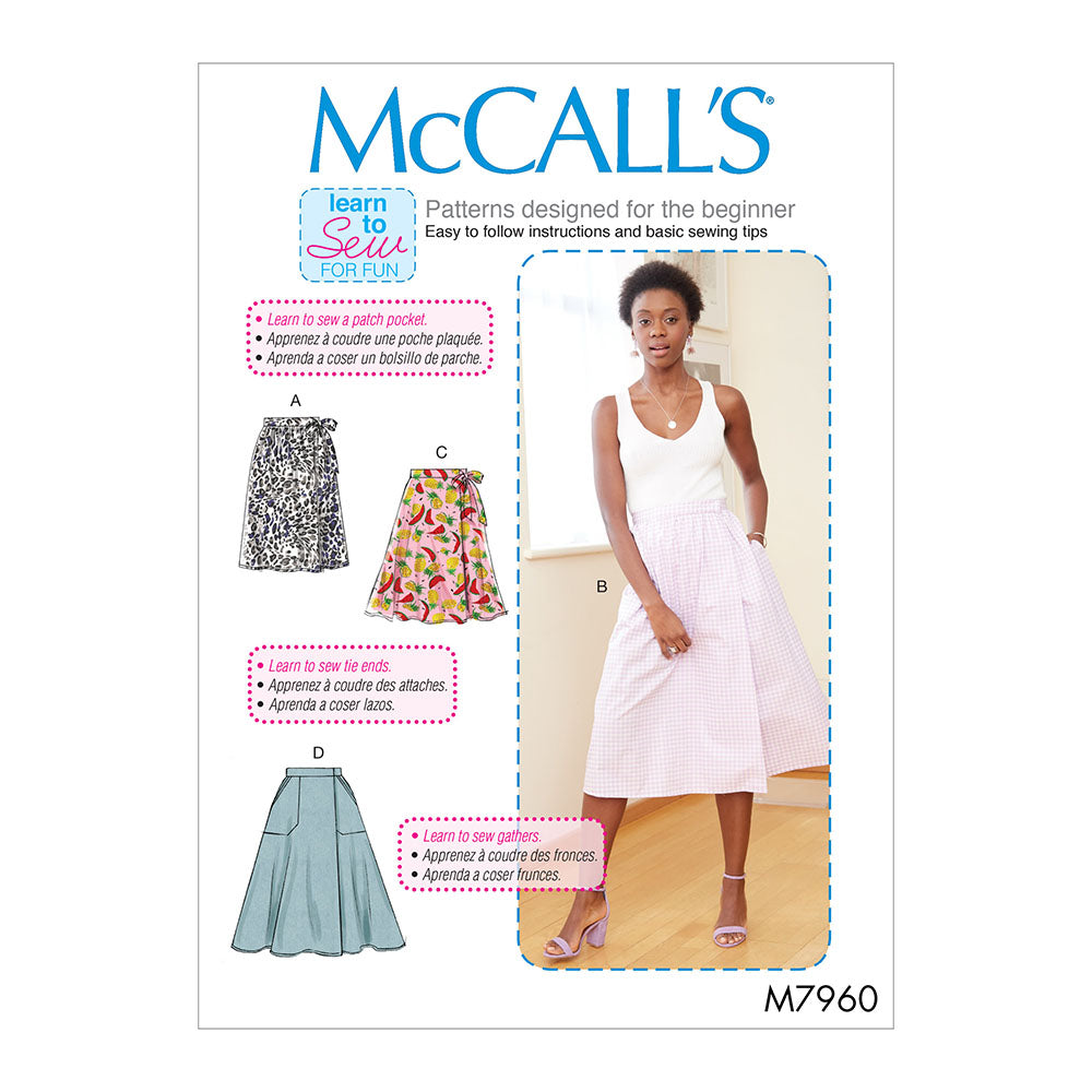 McCALL's M7960 Misses Skirt / Pants