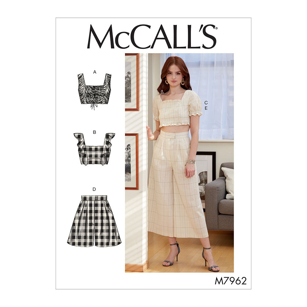 McCALLs M7962 Misses Sportswear