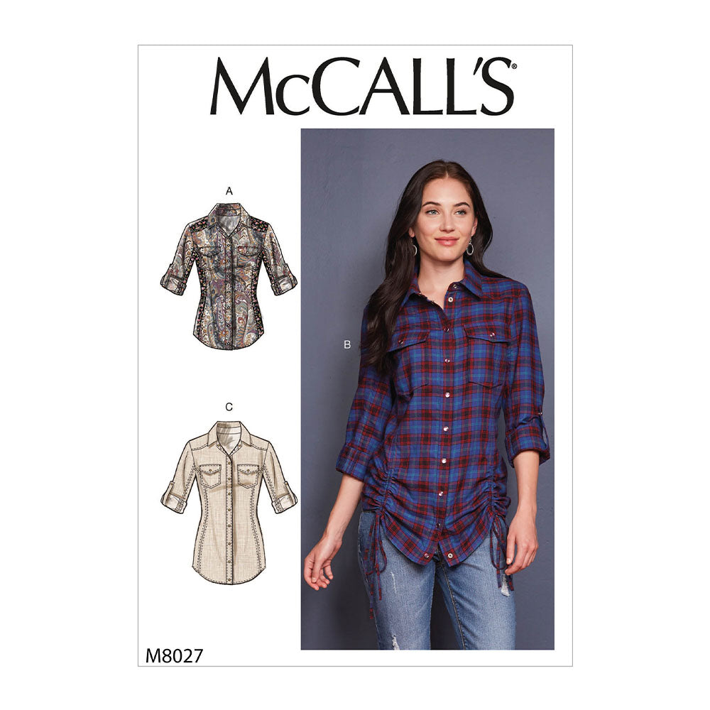 McCALL's M8027 Misses Tops