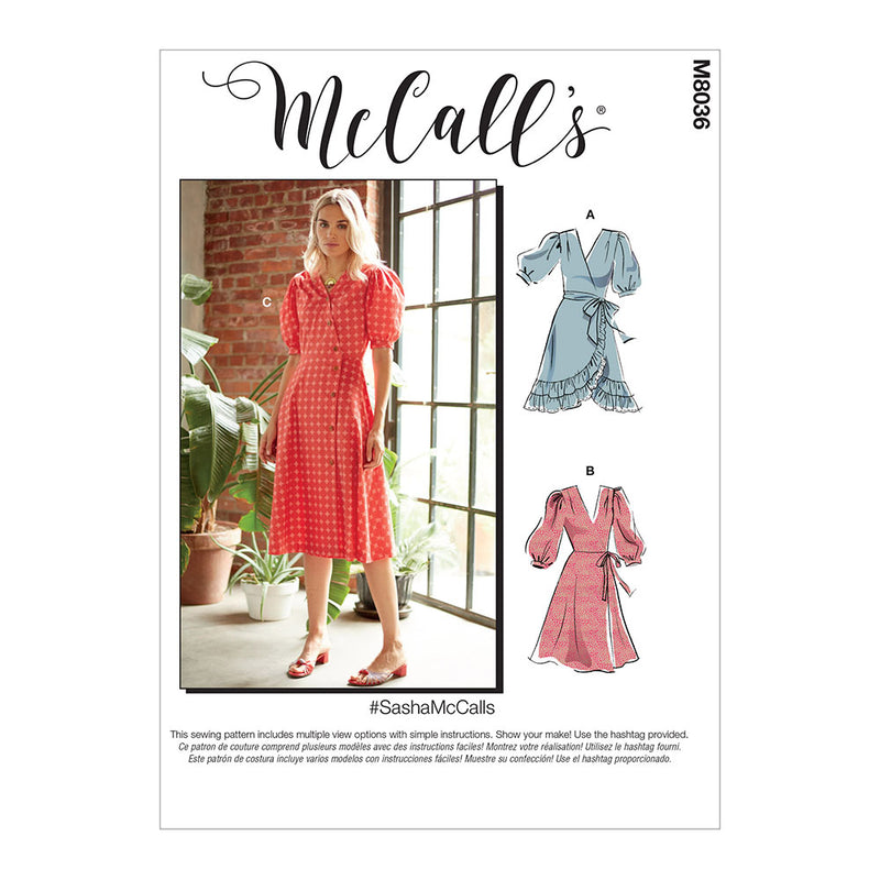 McCALL's M8036 Misses Dress