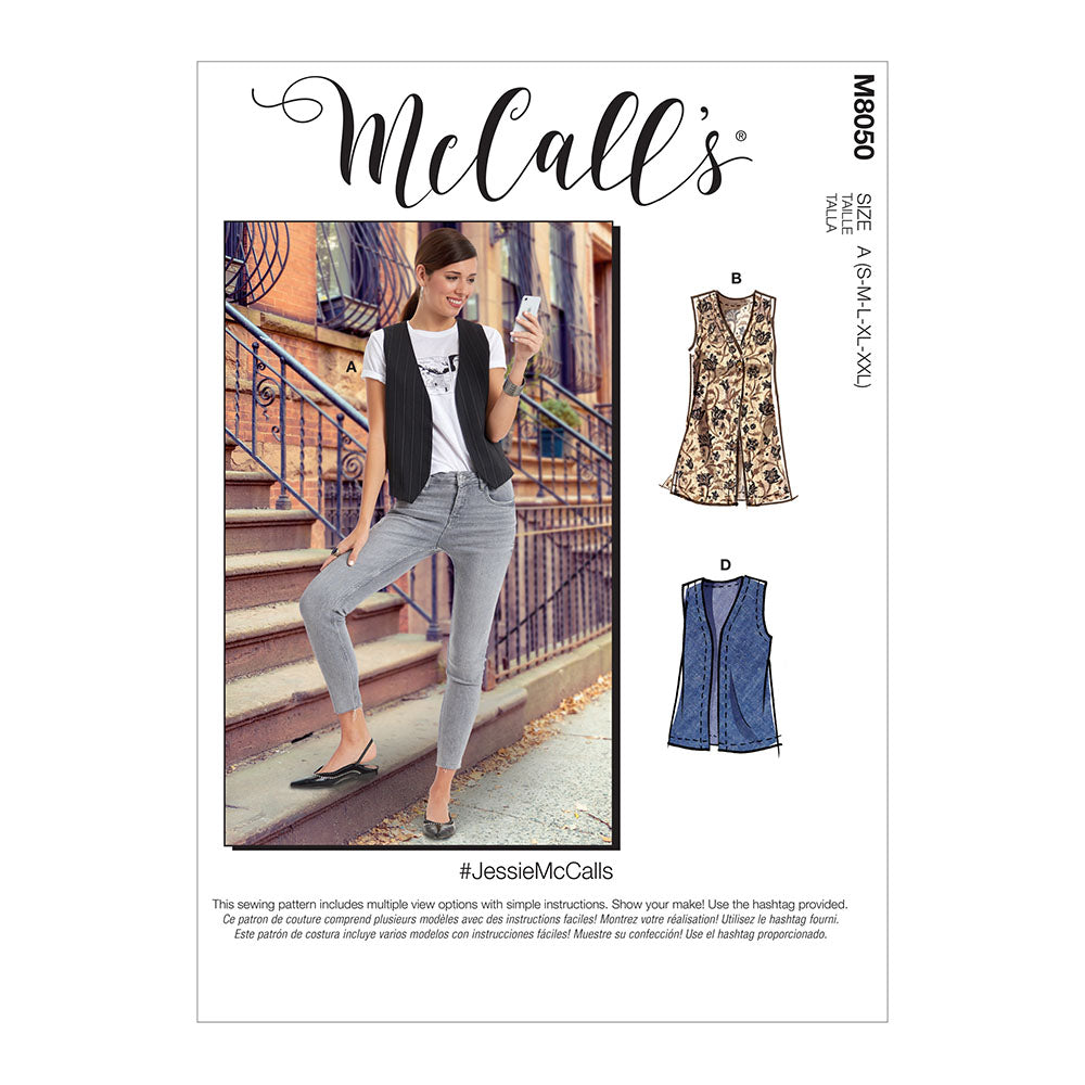 McCALL's M8050 Misses Top / Vest