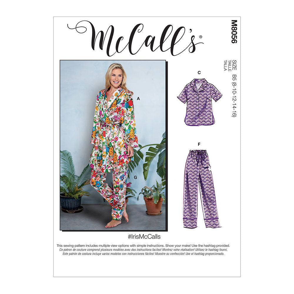 McCALLs M8056 Misses Sleepwear