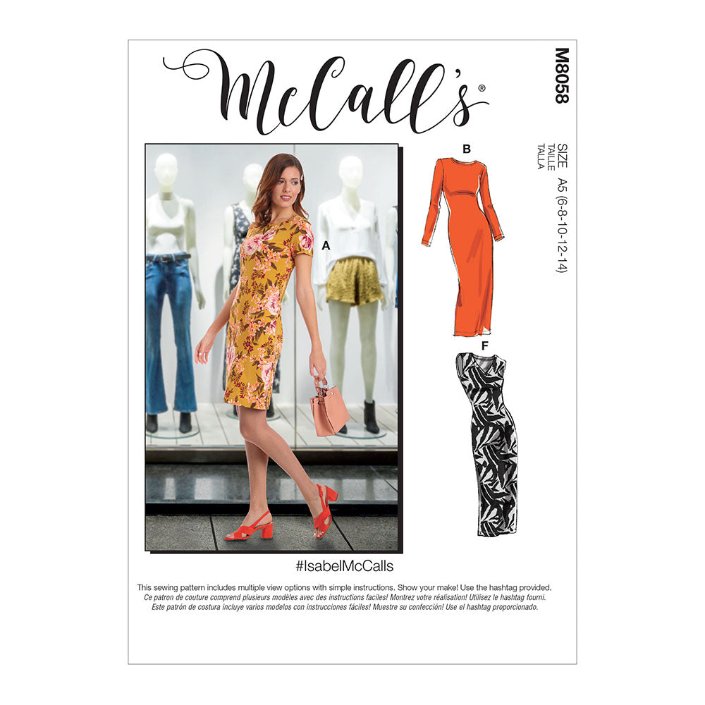 McCALL's M8058 Misses Dress