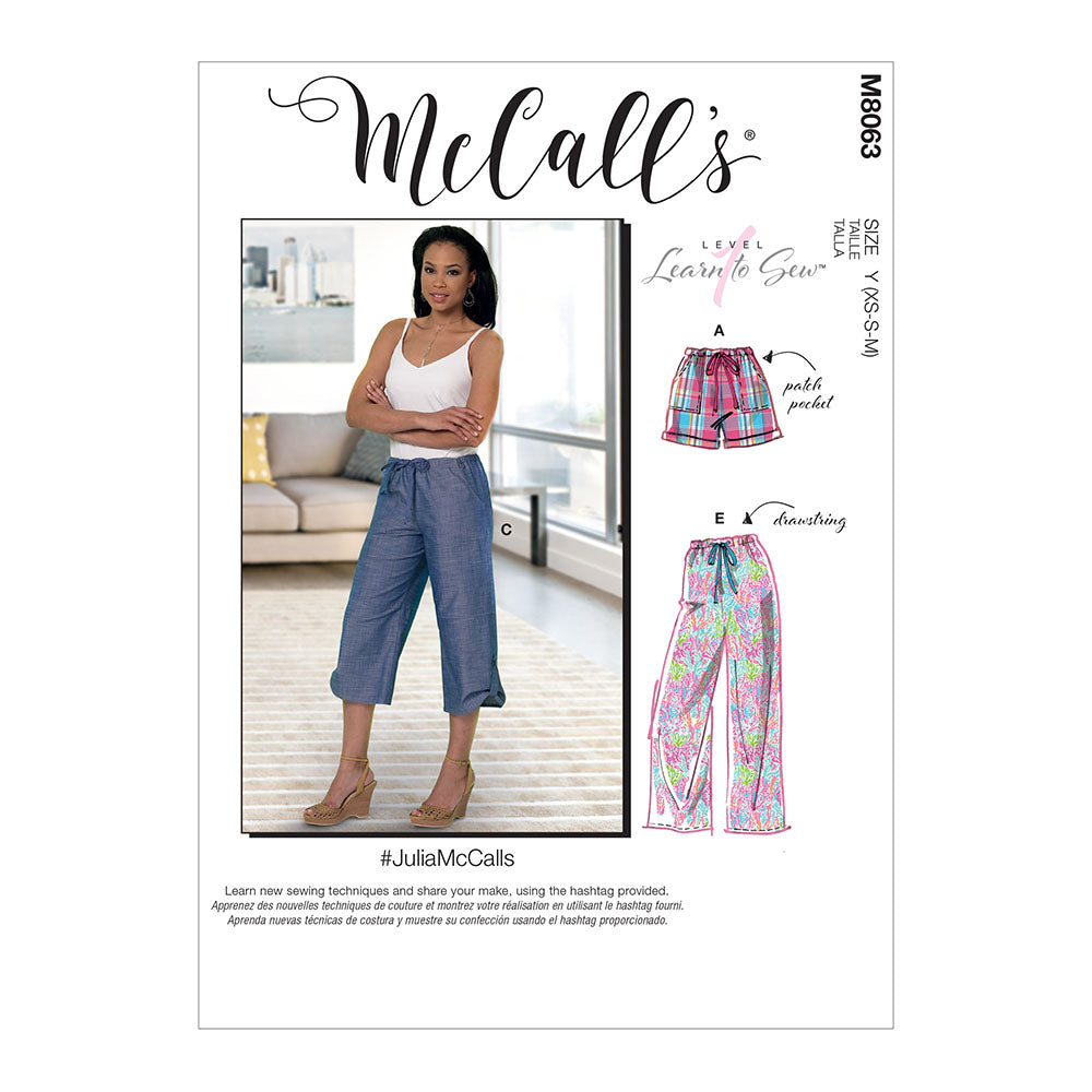 McCALL's M8063 Misses Skirt / Pants