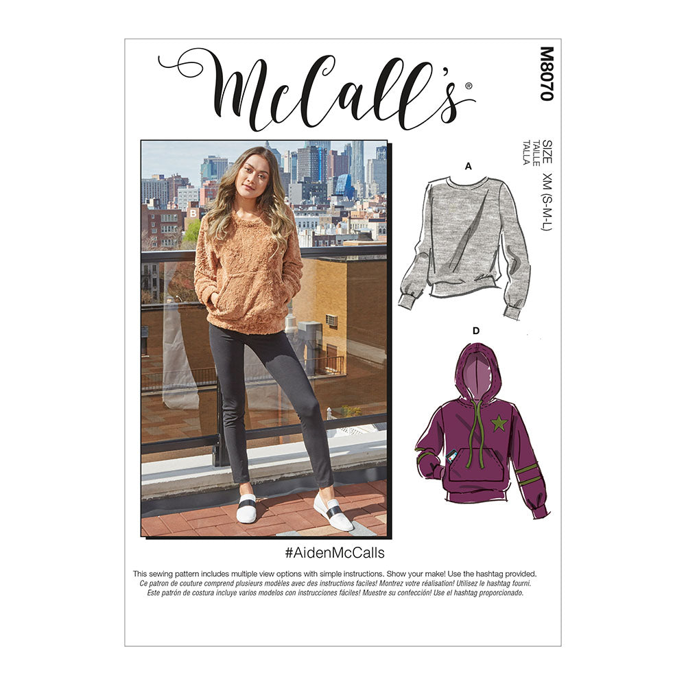 McCALL's M8070 Unisex Top / Vest