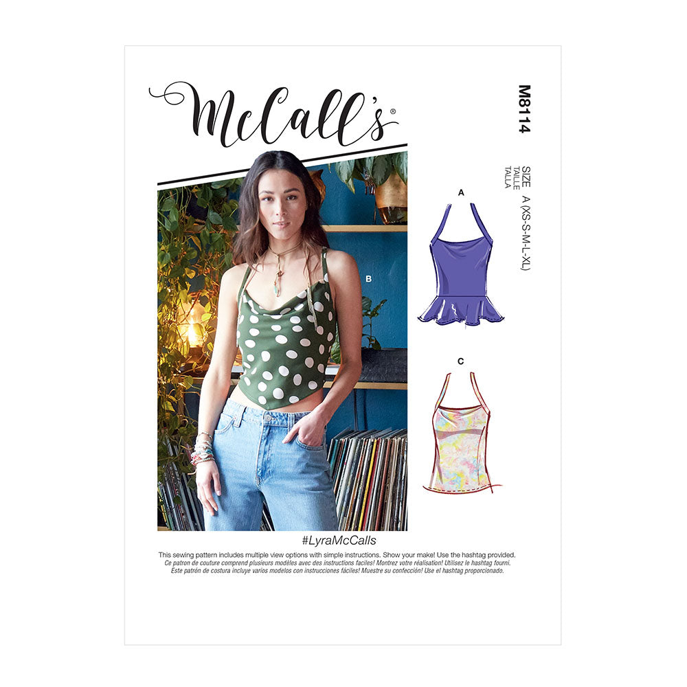 McCALL's M8114 Misses Top