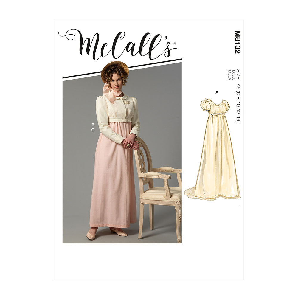 McCALL's M8132 Misses Historic Costume