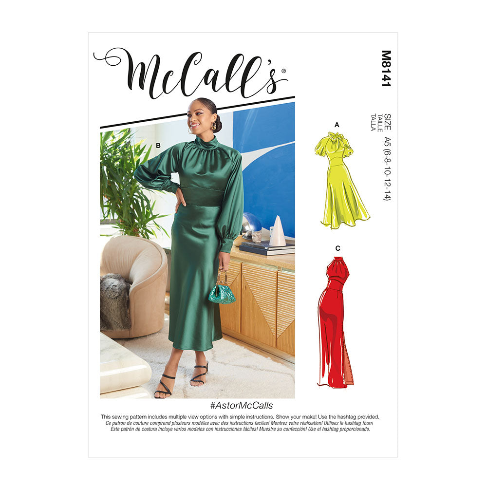 McCALL's M8141 Misses' Dresses