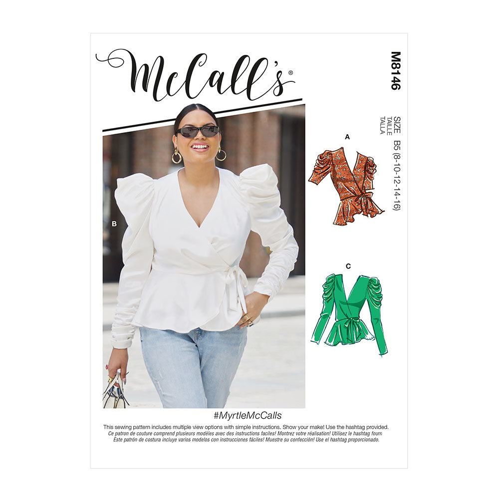 McCALL's M8146 Misses' & Women's Tops