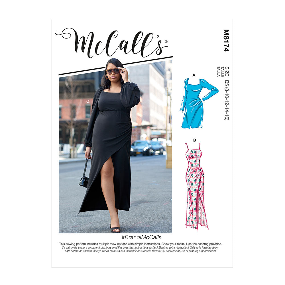 McCALL's M8174 Misses' & Women's Dress