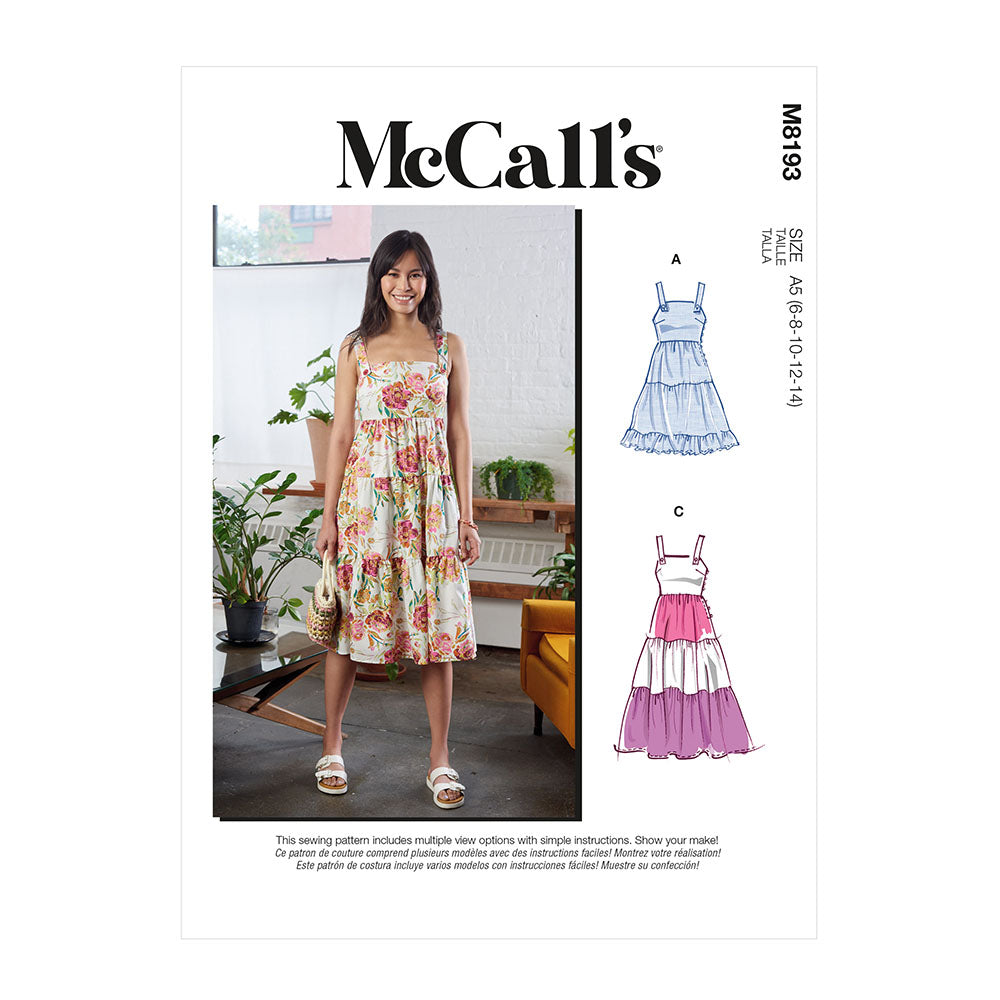 McCALL's M8193 Misses' Dresses
