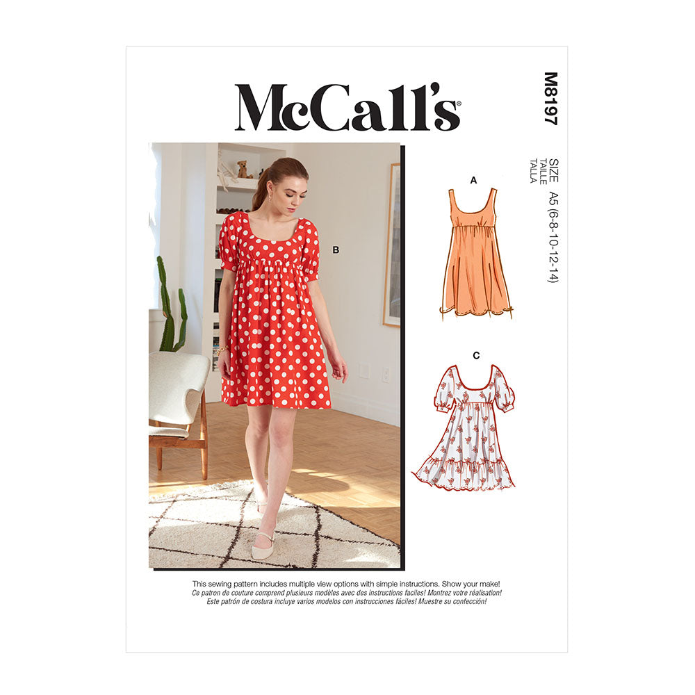 McCALL's M8197 Misses' Dresses