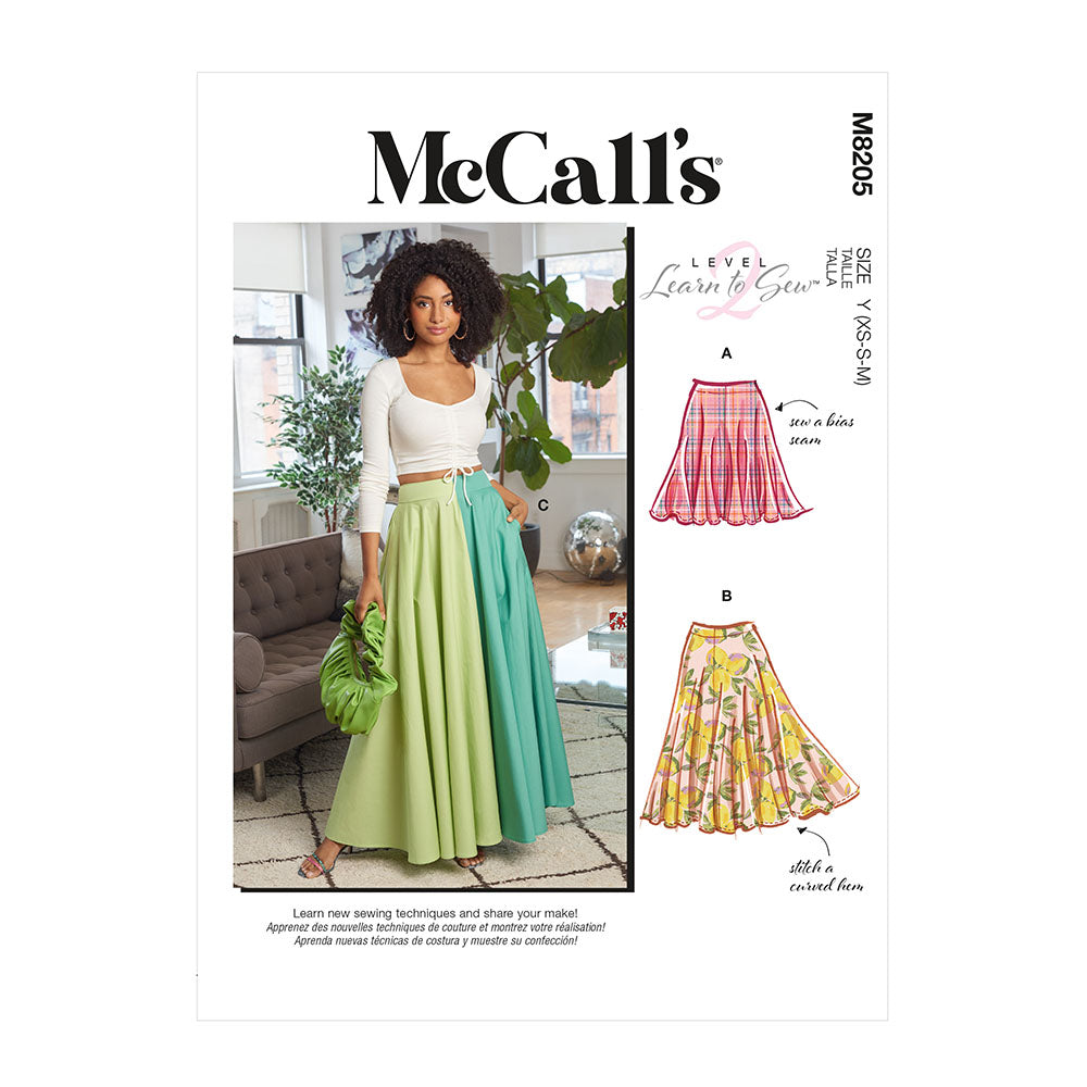 McCALL's M8205 Misses' Skirts