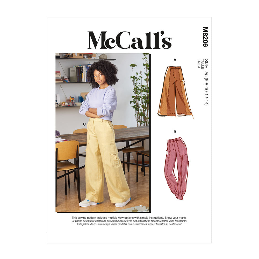 McCALL's M8206 Misses' Pants