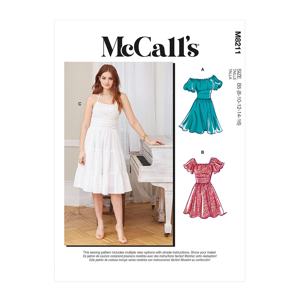 McCALL's M8211 Misses & Women's Dresses