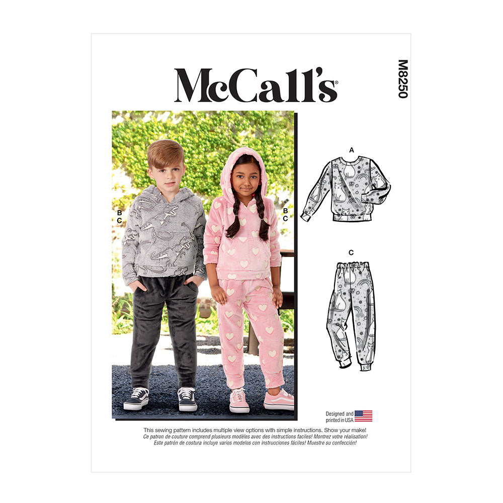 McCALL's M8250 Children's Tops and Pants