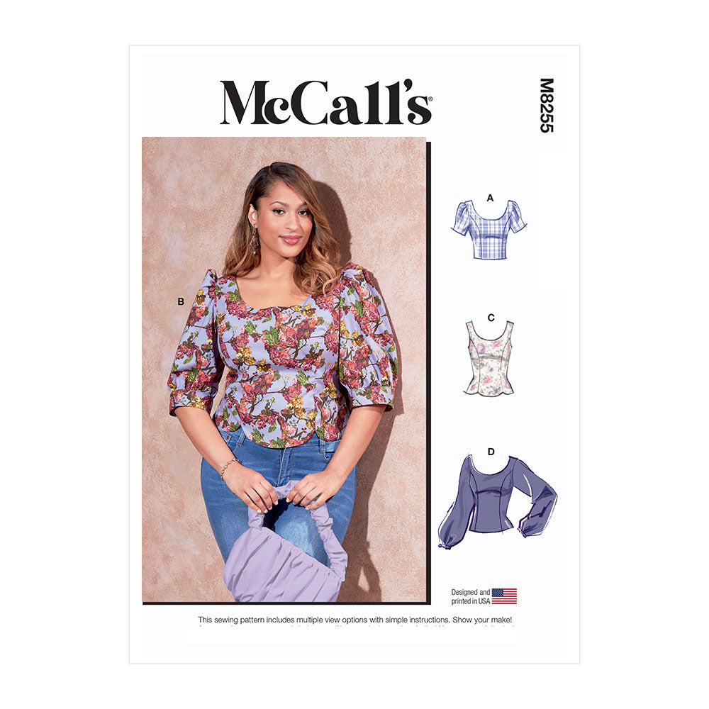 McCALL's M8255 Misses' & Women's Tops