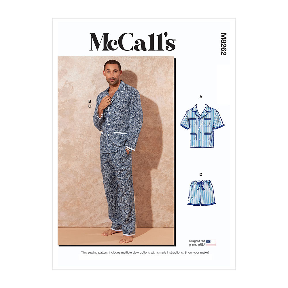McCALL's M8262 Men's Pajamas