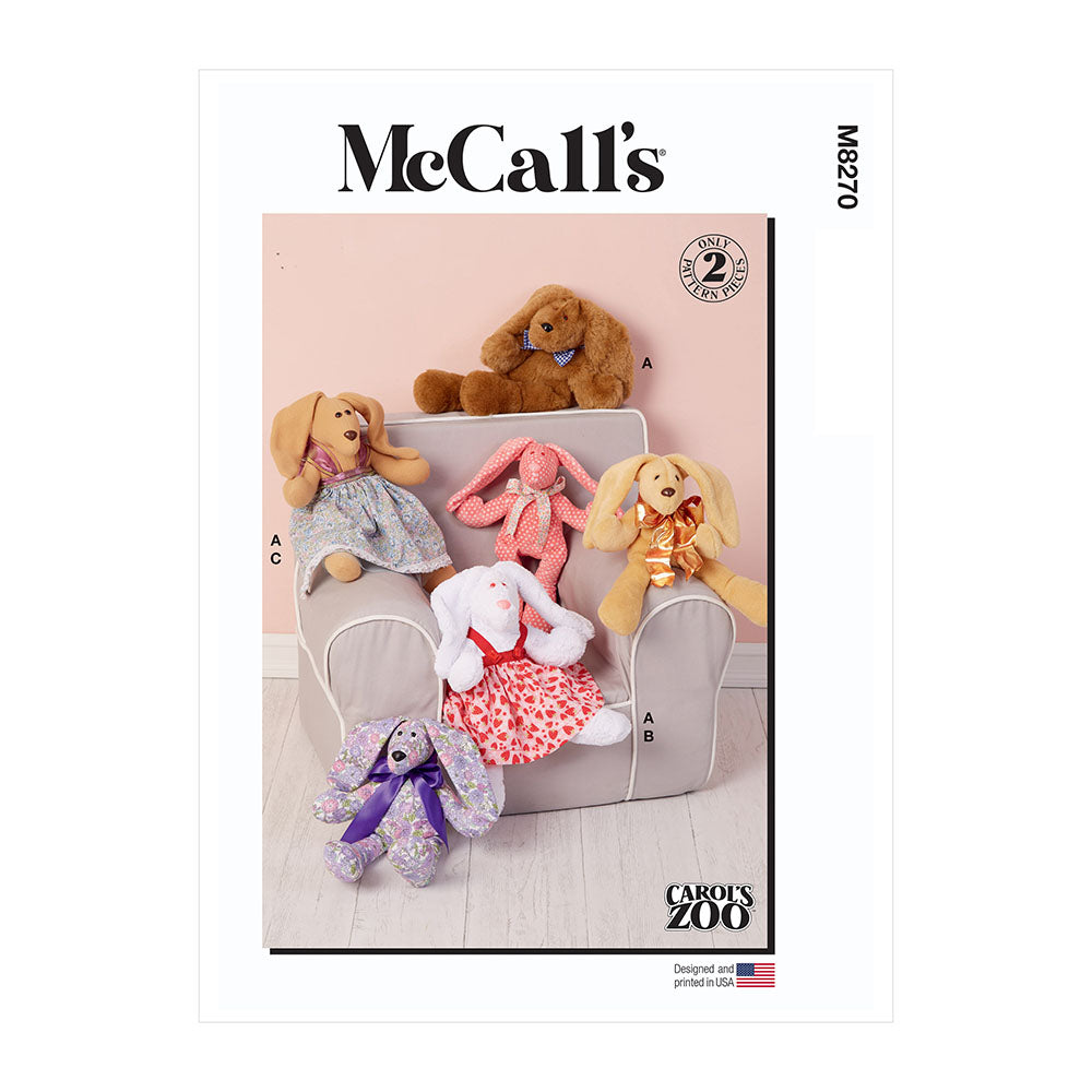 McCALL's M8270 Bunny & Dresses