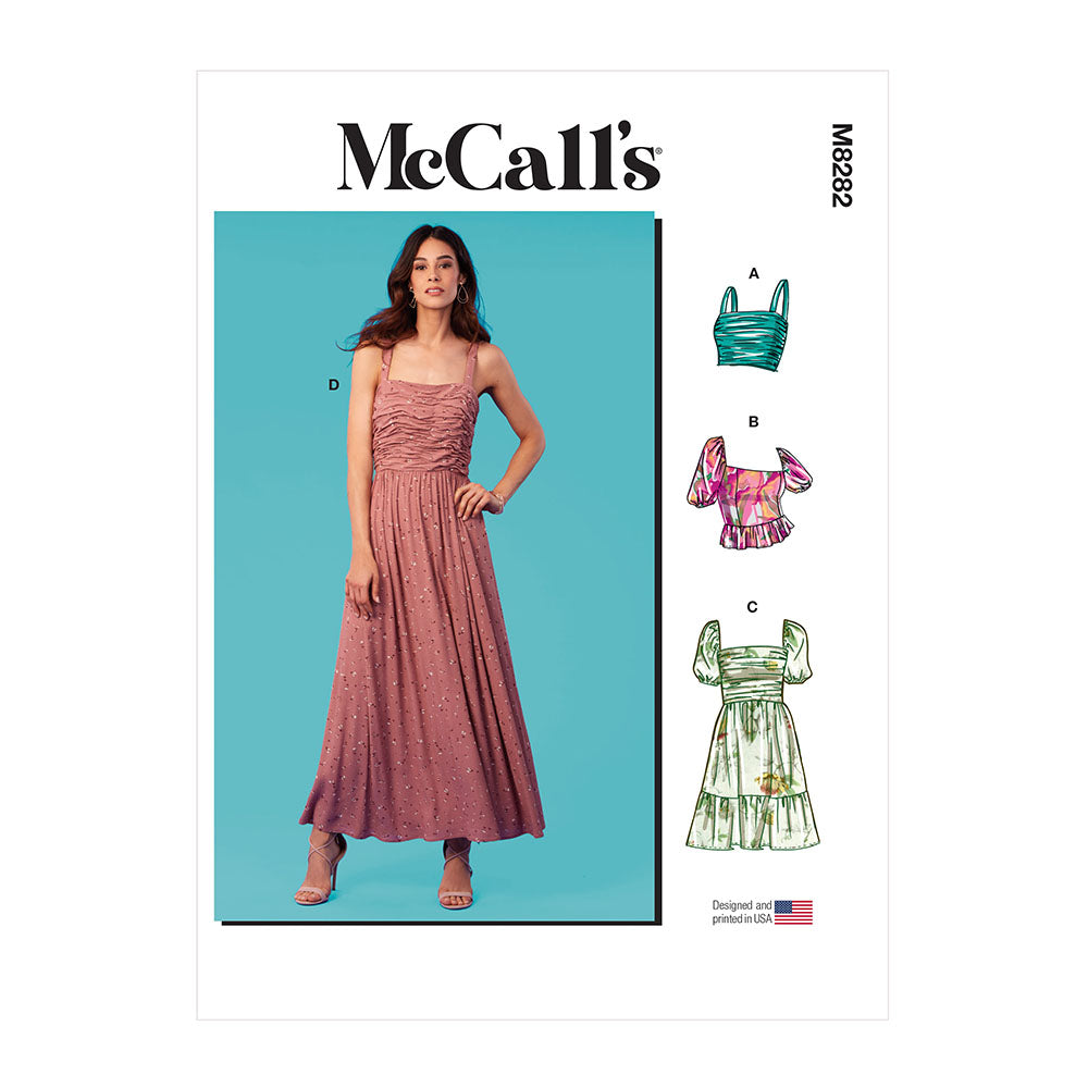 McCALL's M8282 Misses' Tops and Dresses
