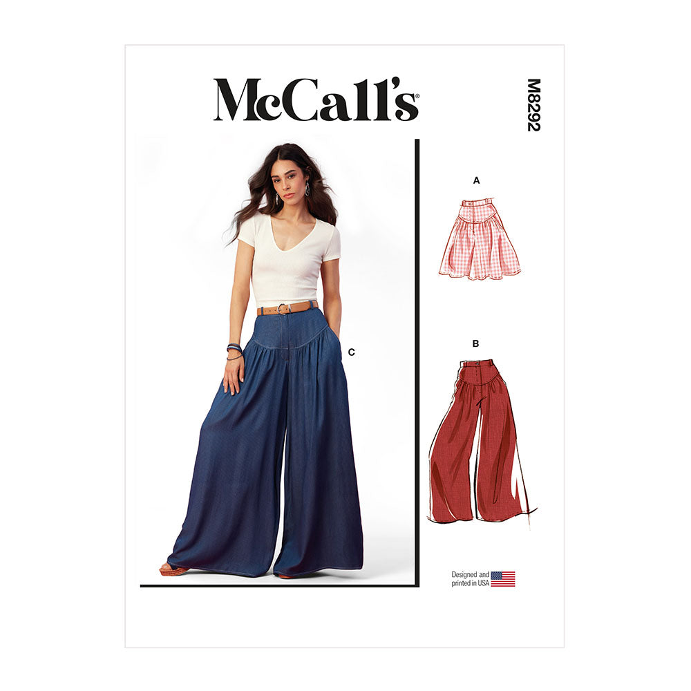 McCALL's M8292 Misses' Shorts and Pants
