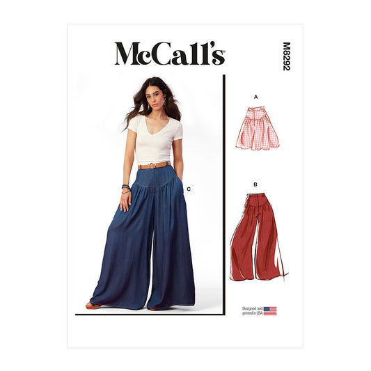 McCALL's M8292 Misses' Shorts and Pants