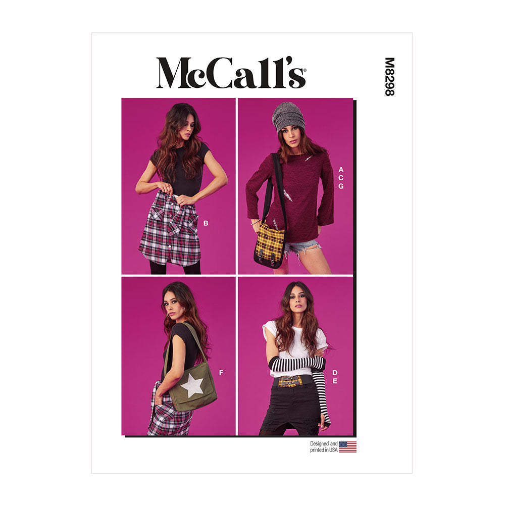 McCALL's M8298 Misses' Accessories