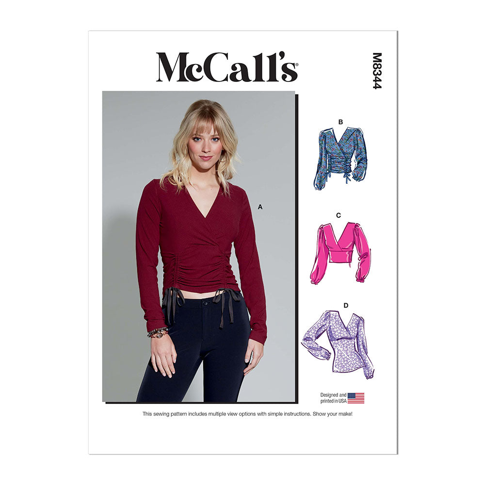 McCALL's M8344 Misses' Knit Top