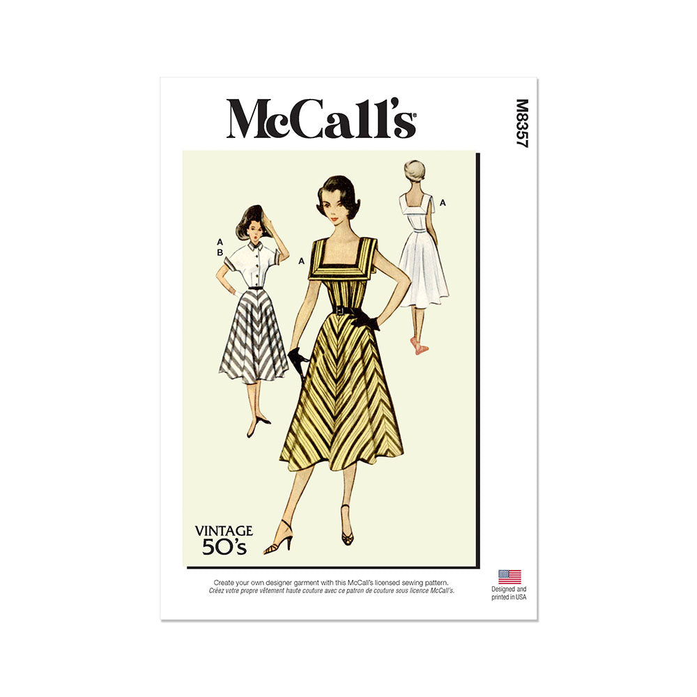 McCALL's M8357 Misses' Vintage Dress and Jacket