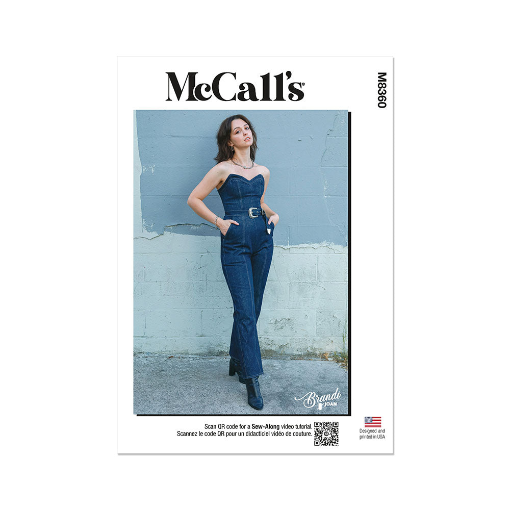 McCALL's M8360 Misses' Jumpsuit By Brandi Joan