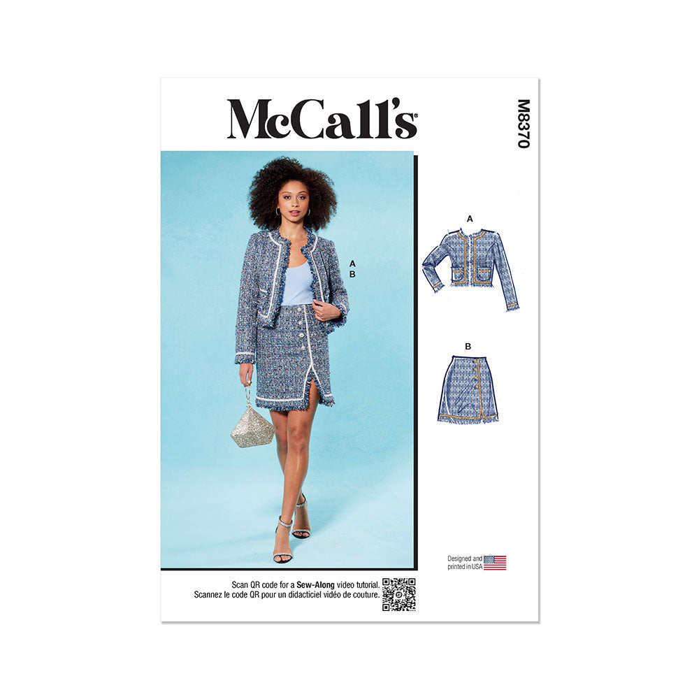 McCALL's M8370 Misses' Jacket and Skirt