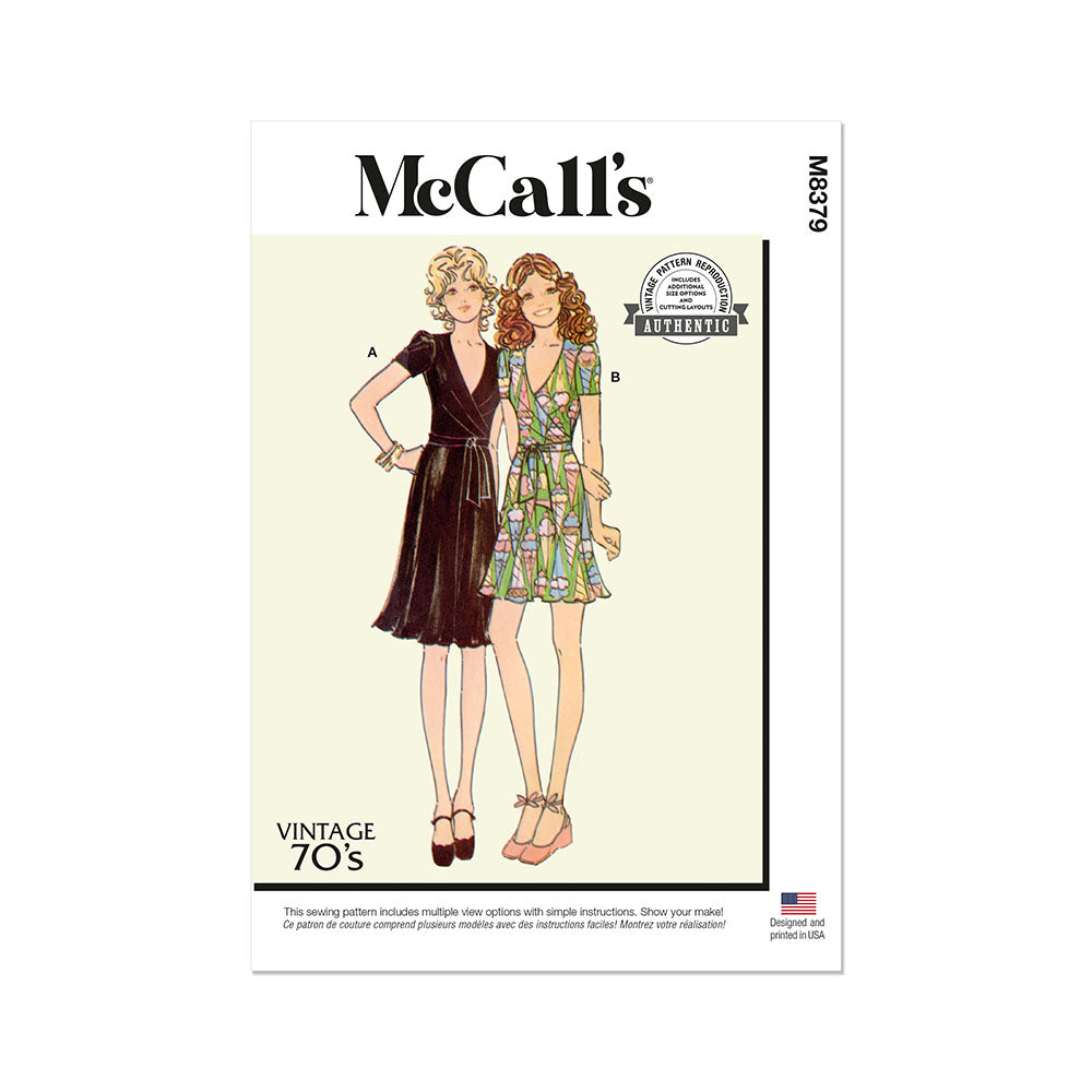 McCALL's M8379 Misses' Knit Dress