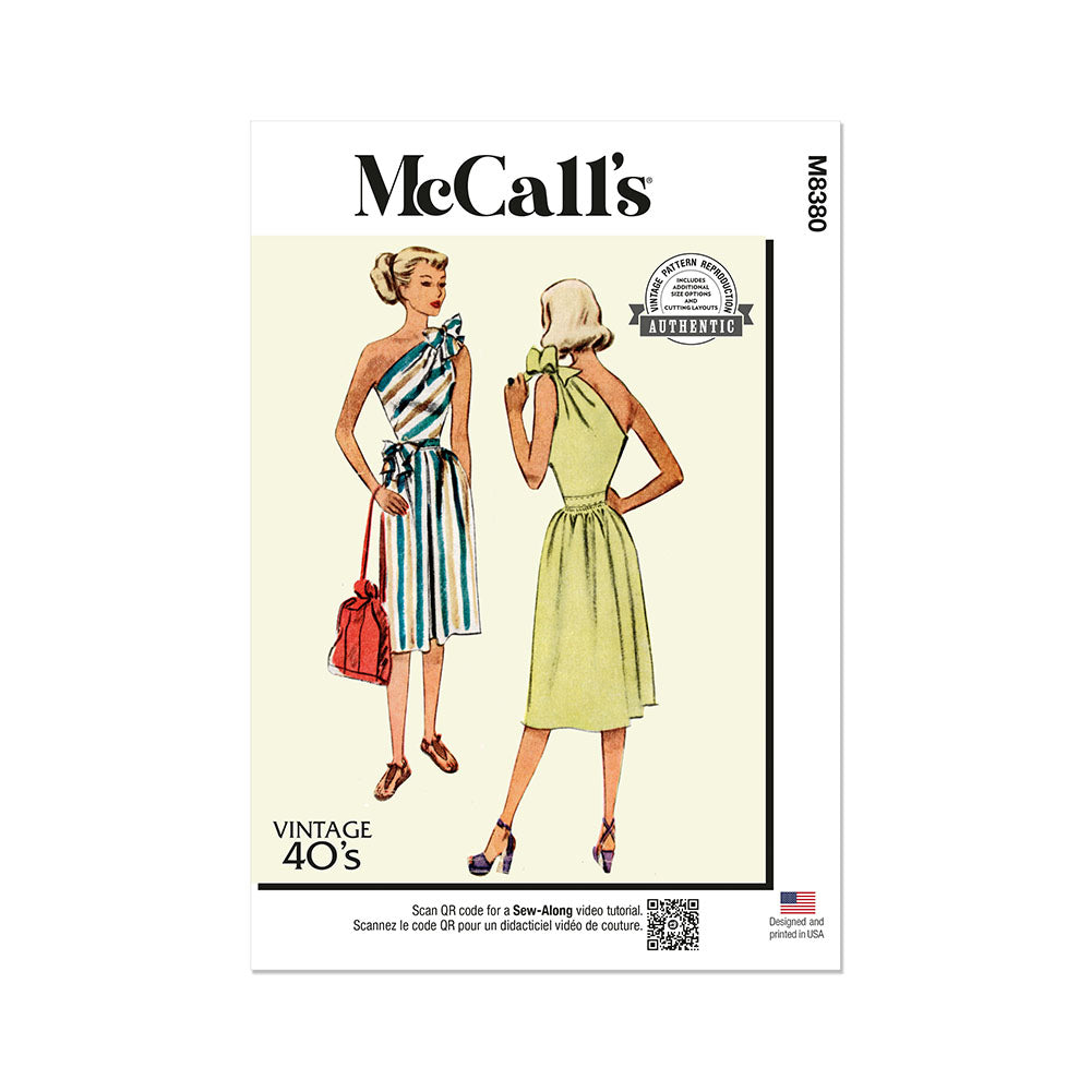 McCALL's M8380 Misses' Dress