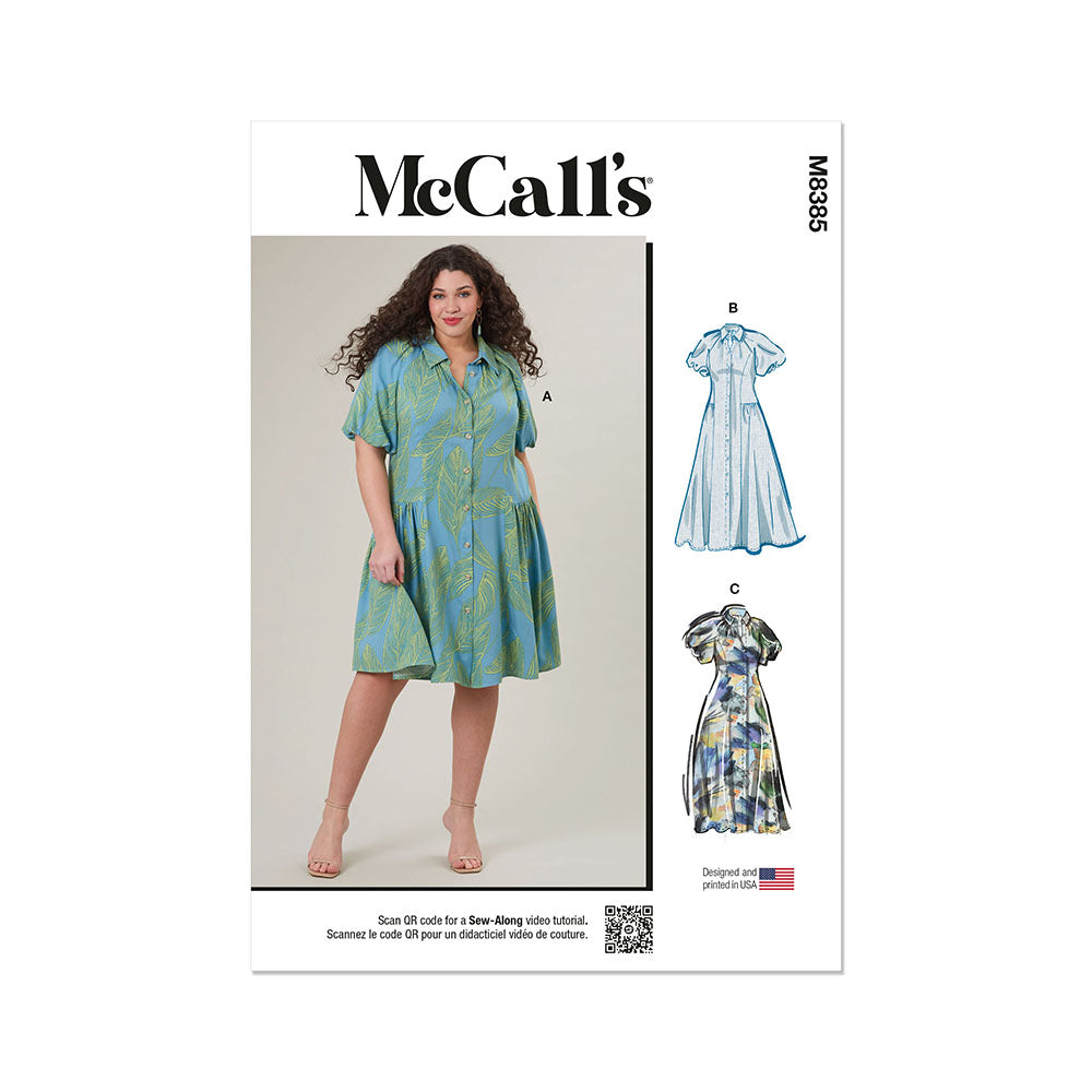McCALL's M8385 Women's Shirtdress