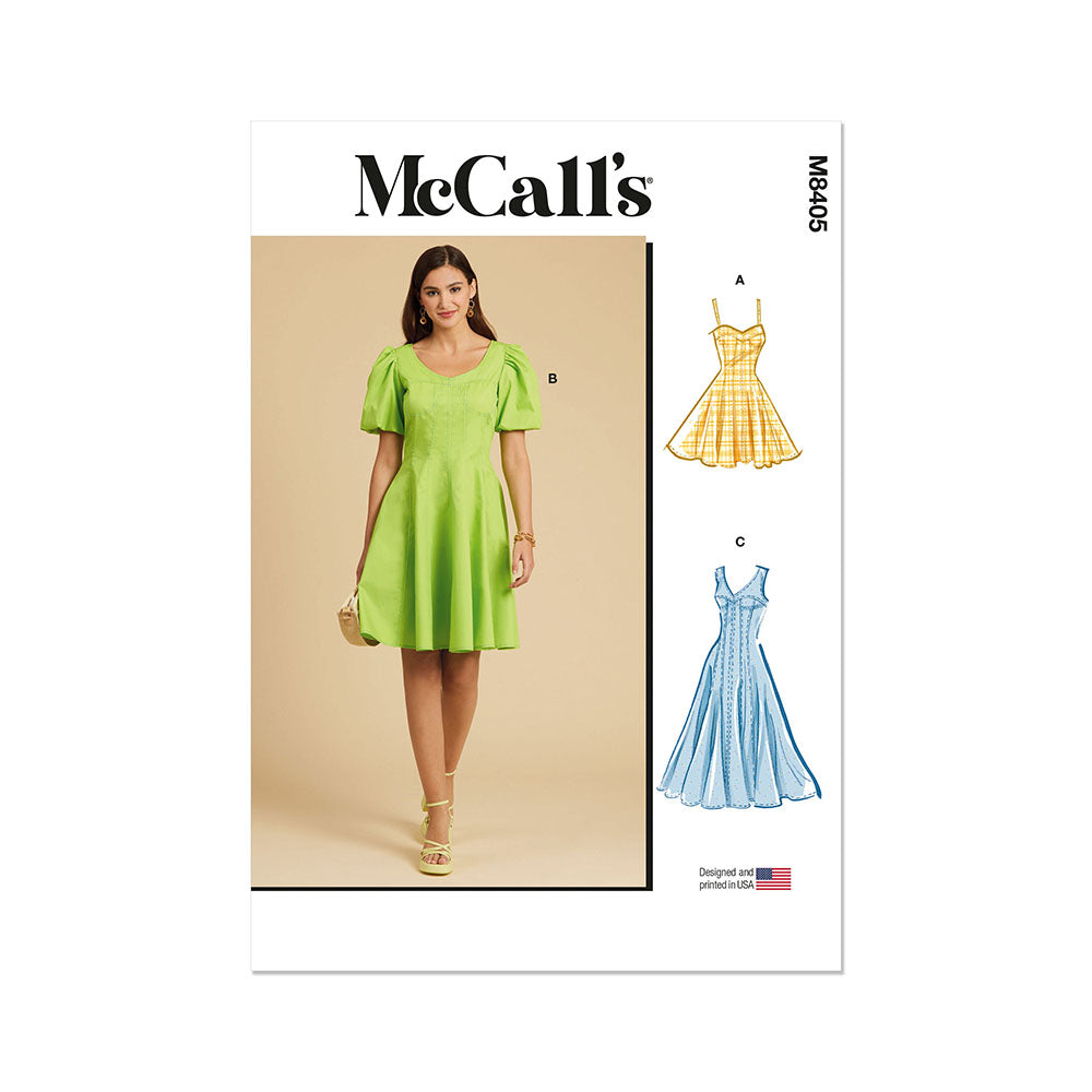 McCALL's M8405 Misses's Dress With Sleeve and Length Variations