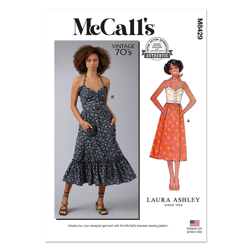 McCALL's M8429 Misses' Top and Skirt
