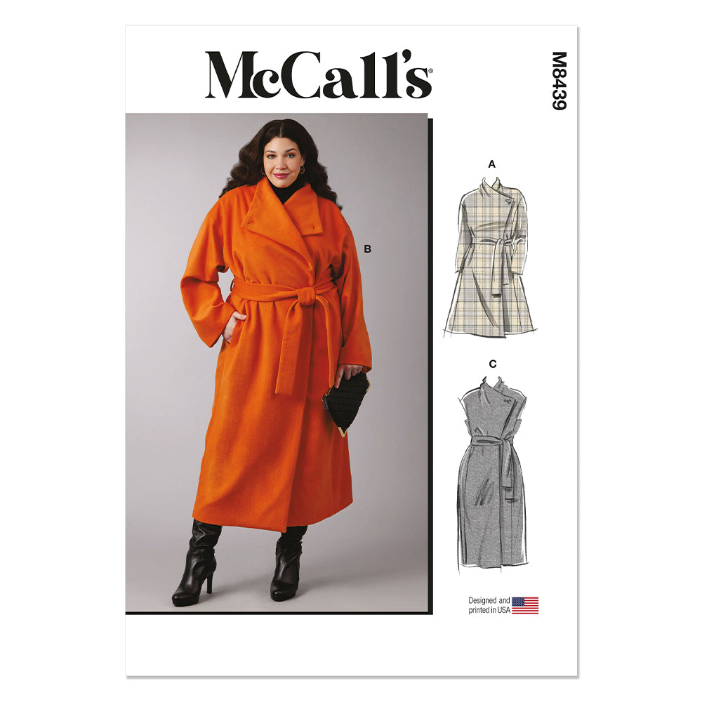 McCALL's M8439 Women's Coats and Vest